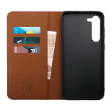 Rvelon Samsung Galaxy S23 Fodral Magnetiskt Avtagbart Skal Brun