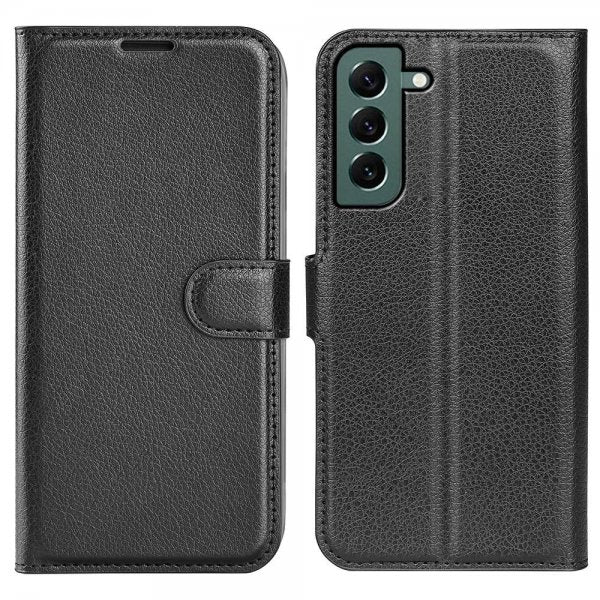 Nordic Covers Samsung Galaxy S23 Plus Fodral Litchi Raven Black