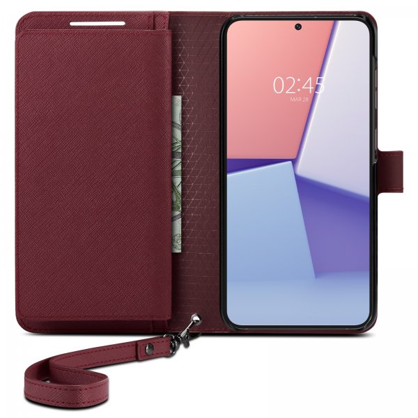Spigen Samsung Galaxy S23 Plus Fodral Wallet S Plus Burgundy