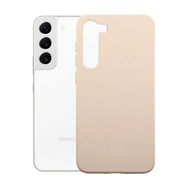 Rvelon Samsung Galaxy S23 Plus Skal Silikon Beige