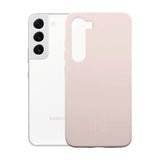 Rvelon Samsung Galaxy S23 Plus Skal Silikon Sandrosa