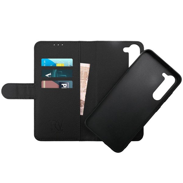 Rvelon Samsung Galaxy S23 Plus Fodral Magnetiskt Avtagbart Skal Svart