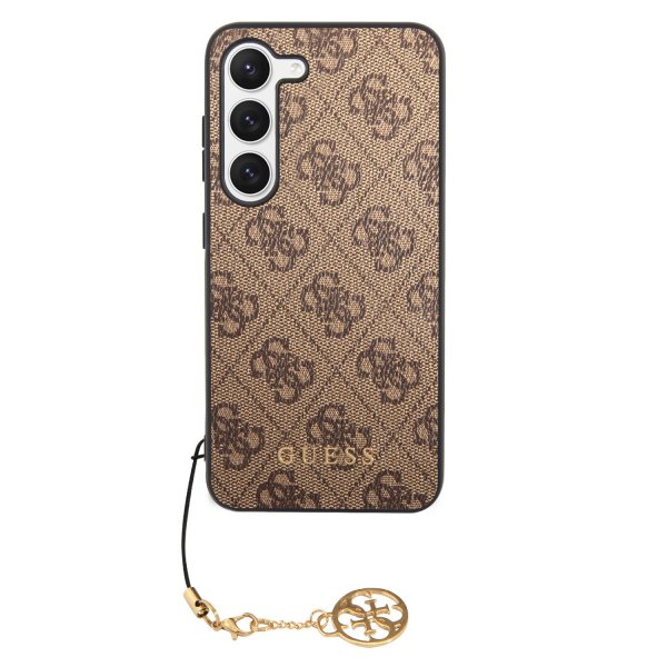 Guess Samsung Galaxy S23 Plus Skal 4G Charms Brun