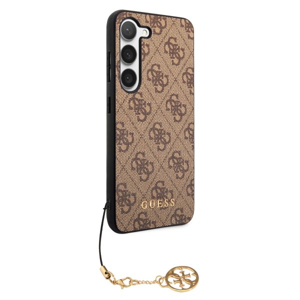 Guess Samsung Galaxy S23 Plus Skal 4G Charms Brun