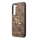 Guess Samsung Galaxy S23 Plus Skal 4G Logo Brun