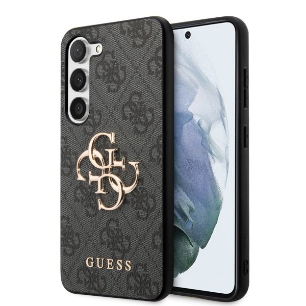 Guess Samsung Galaxy S23 Plus Skal 4G Logo Grå