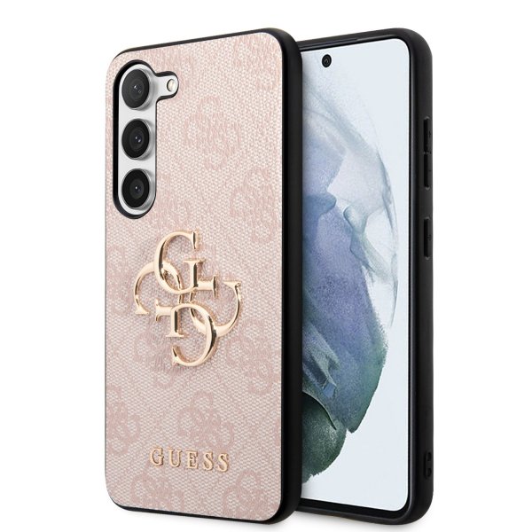 Guess Samsung Galaxy S23 Plus Skal 4G Logo Rosa