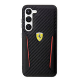 Ferrari Samsung Galaxy S23 Plus Skal Carbon & Stripe Svart