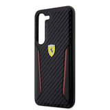 Ferrari Samsung Galaxy S23 Plus Skal Carbon & Stripe Svart