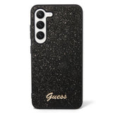 Guess Samsung Galaxy S23 Plus Skal Fixed Glitter Case Svart