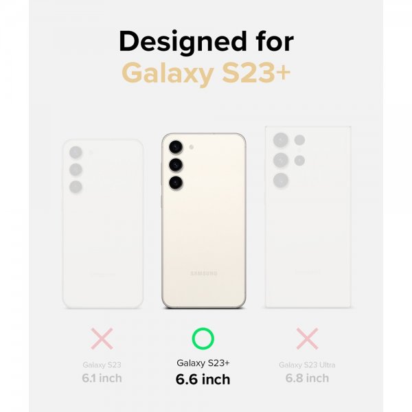 Ringke Samsung Galaxy S23 Plus Skal Fusion Magnetic Matte Clear