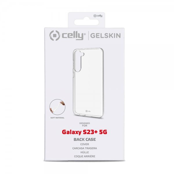 Celly Samsung Galaxy S23 Plus Skal GELSKIN Transparent