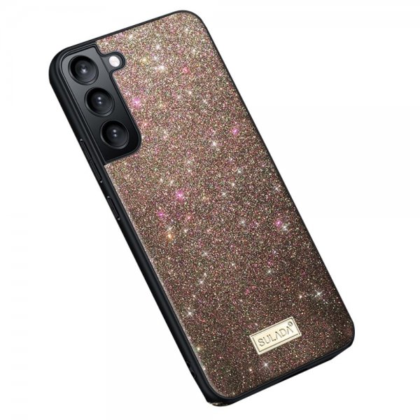 Sulada Samsung Galaxy S23 Plus Skal Glitter Roseguld