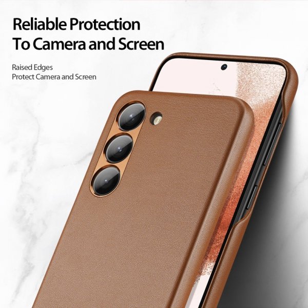 Dux Ducis Samsung Galaxy S23 Plus Skal Grit Series Brun