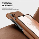 Dux Ducis Samsung Galaxy S23 Plus Skal Grit Series Brun