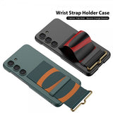 GKK Samsung Galaxy S23 Plus Skal Hand Strap Grön