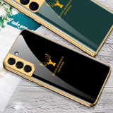 GKK Samsung Galaxy S23 Plus Skal Hjortmotiv Lila