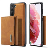 Dg.Ming Samsung Galaxy S23 Plus Skal M1 Series Löstagbar Korthållare Brun