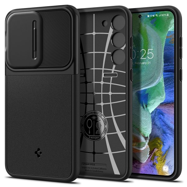 Spigen Samsung Galaxy S23 Plus Skal Optik Armor Svart
