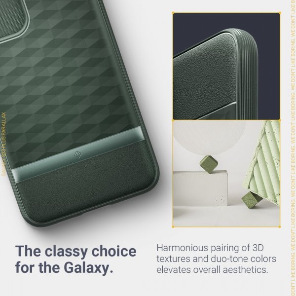Caseology Samsung Galaxy S23 Plus Skal Parallax Midnight Green