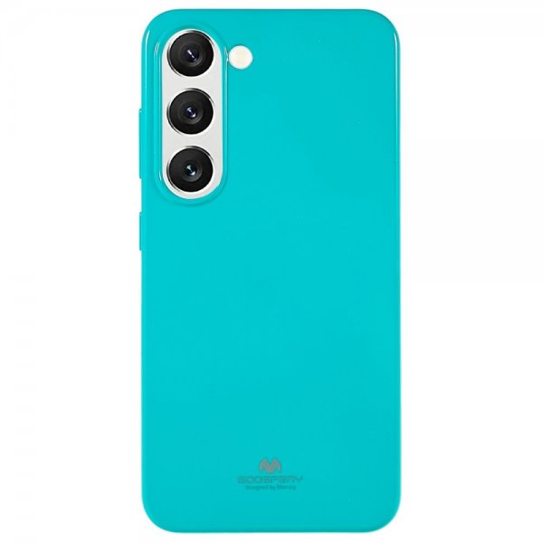 Samsung Galaxy S23 Plus Skal Pearl Jelly Cyan