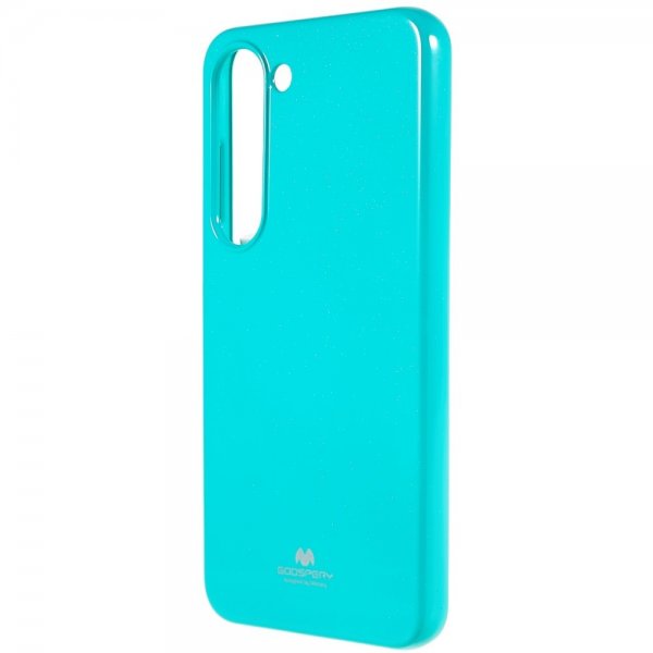 Samsung Galaxy S23 Plus Skal Pearl Jelly Cyan