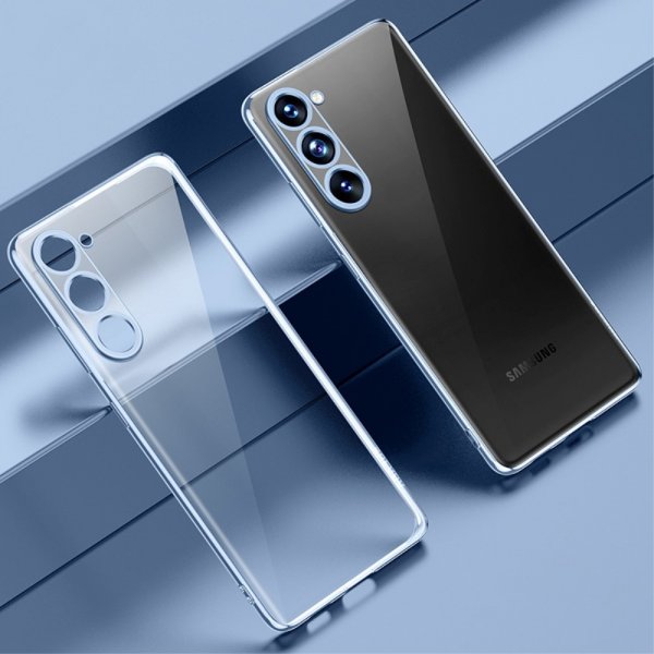 Sulada Samsung Galaxy S23 Plus Skal Pläterad Kant Ljusblå