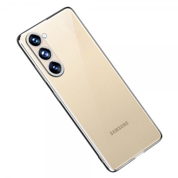 Sulada Samsung Galaxy S23 Plus Skal Pläterad Kant Silver