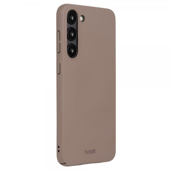 holdit Samsung Galaxy S23 Plus Skal Slim Case Mocha Brown