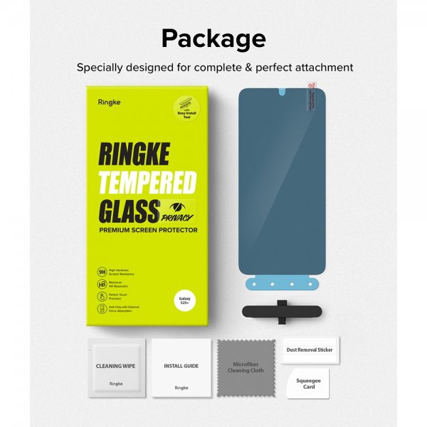 Ringke Samsung Galaxy S23 Plus Skärmskydd Privacy Glass