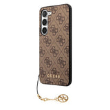 Guess Samsung Galaxy S23 Skal 4G Charms Brun