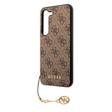 Guess Samsung Galaxy S23 Skal 4G Charms Brun