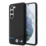 BMW Samsung Galaxy S23 Skal Carbon & Stripe Svart