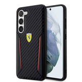 Ferrari Samsung Galaxy S23 Skal Carbon & Stripe Svart