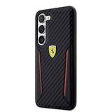 Ferrari Samsung Galaxy S23 Skal Carbon & Stripe Svart