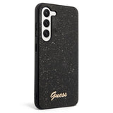 Guess Samsung Galaxy S23 Skal Fixed Glitter Case Svart