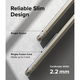 Ringke Samsung Galaxy S23 Skal Fusion Card Clear