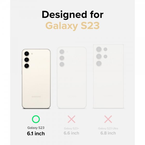 Ringke Samsung Galaxy S23 Skal Fusion Magnetic Matte Clear