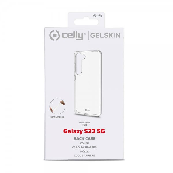 Celly Samsung Galaxy S23 Skal GELSKIN Transparent