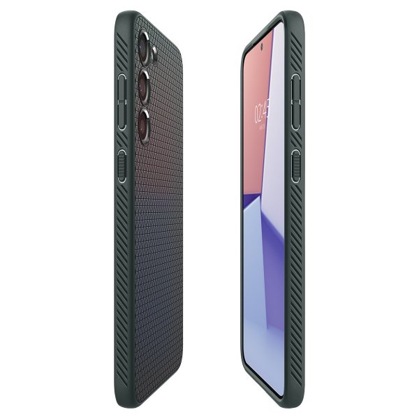 Spigen Samsung Galaxy S23 Skal Liquid Air Abyss Green
