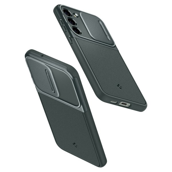 Spigen Samsung Galaxy S23 Skal Optik Armor Abyss Green