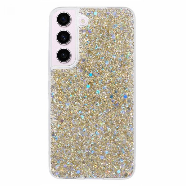 Nordic Covers Samsung Galaxy S23 Skal Sparkle Series Citrine Gold