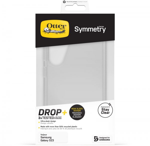 Otterbox Samsung Galaxy S23 Skal Symmetry Clear Transparent