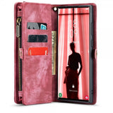 CaseMe Samsung Galaxy S23 Ultra Fodral 008 Series Löstagbart Skal Röd