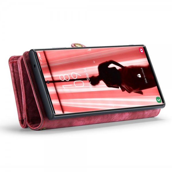 CaseMe Samsung Galaxy S23 Ultra Fodral 008 Series Löstagbart Skal Röd