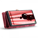 CaseMe Samsung Galaxy S23 Ultra Fodral 008 Series Löstagbart Skal Röd