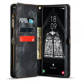 CaseMe Samsung Galaxy S23 Ultra Fodral 008 Series Löstagbart Skal Svart