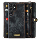 CaseMe Samsung Galaxy S23 Ultra Fodral 008 Series Löstagbart Skal Svart
