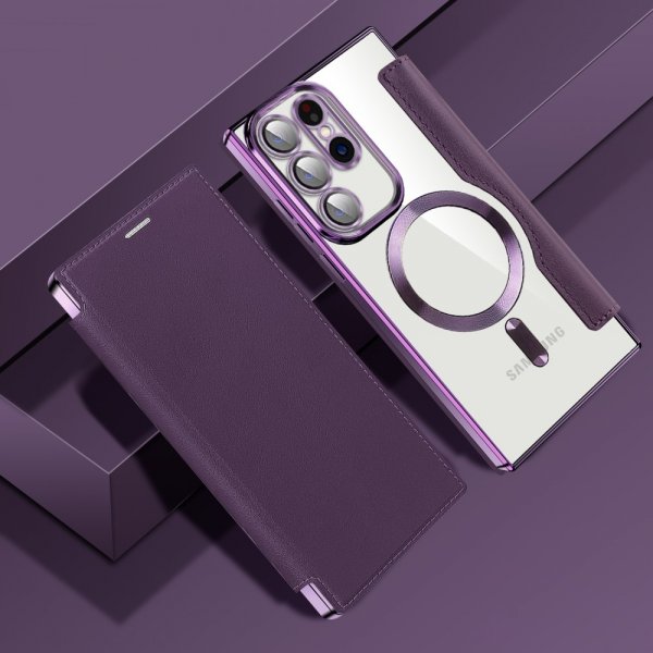 Samsung Galaxy S23 Ultra Fodral MagSafe Lila