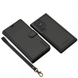 Lc.Imeeke Samsung Galaxy S23 Ultra Fodral med Löstagbart Skal L2 Series MagSafe Svart